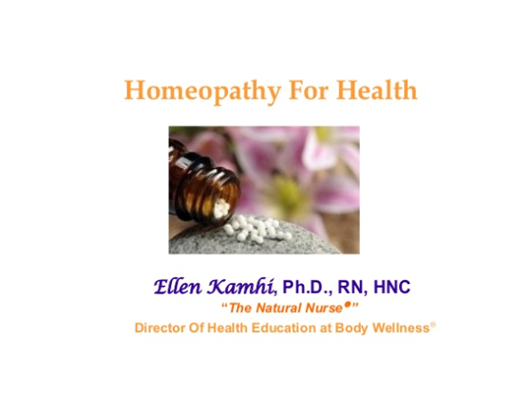 The Basic Tenets of Homeopathy